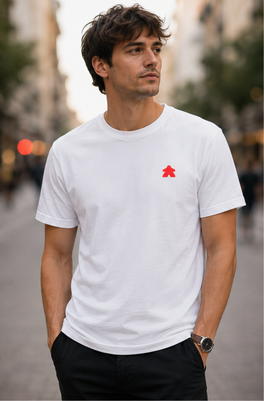 Classic Player - Streetwear Unisex Póló - Piros logóval