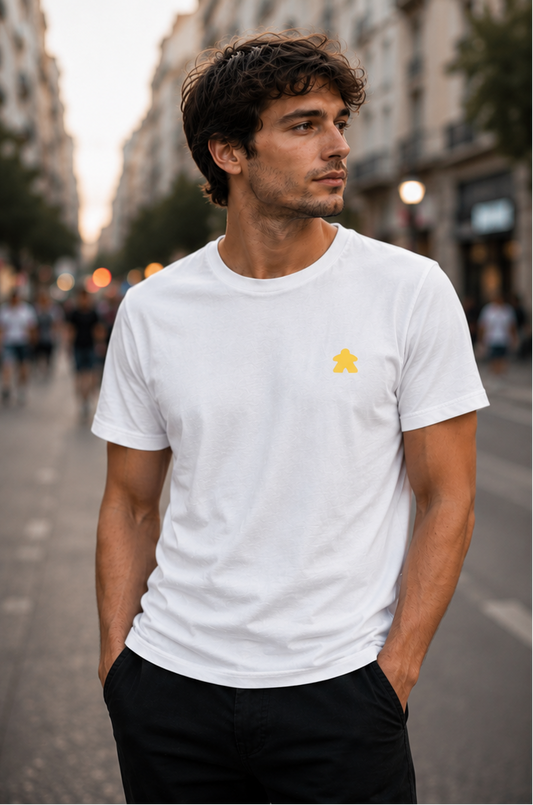 Classic Player - Streetwear Unisex Póló - Sárga logóval