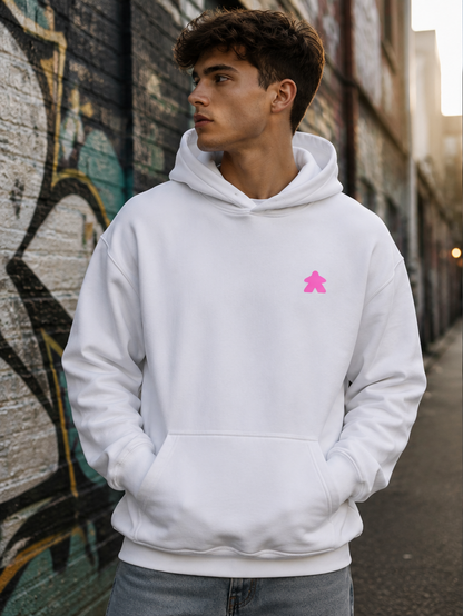 Classic Player - Streetwear Kapucnis Pulcsi Unisex - Pink logó