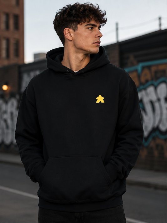 Classic Player - Streetwear Kapucnis Pulcsi Unisex - Sárga logó