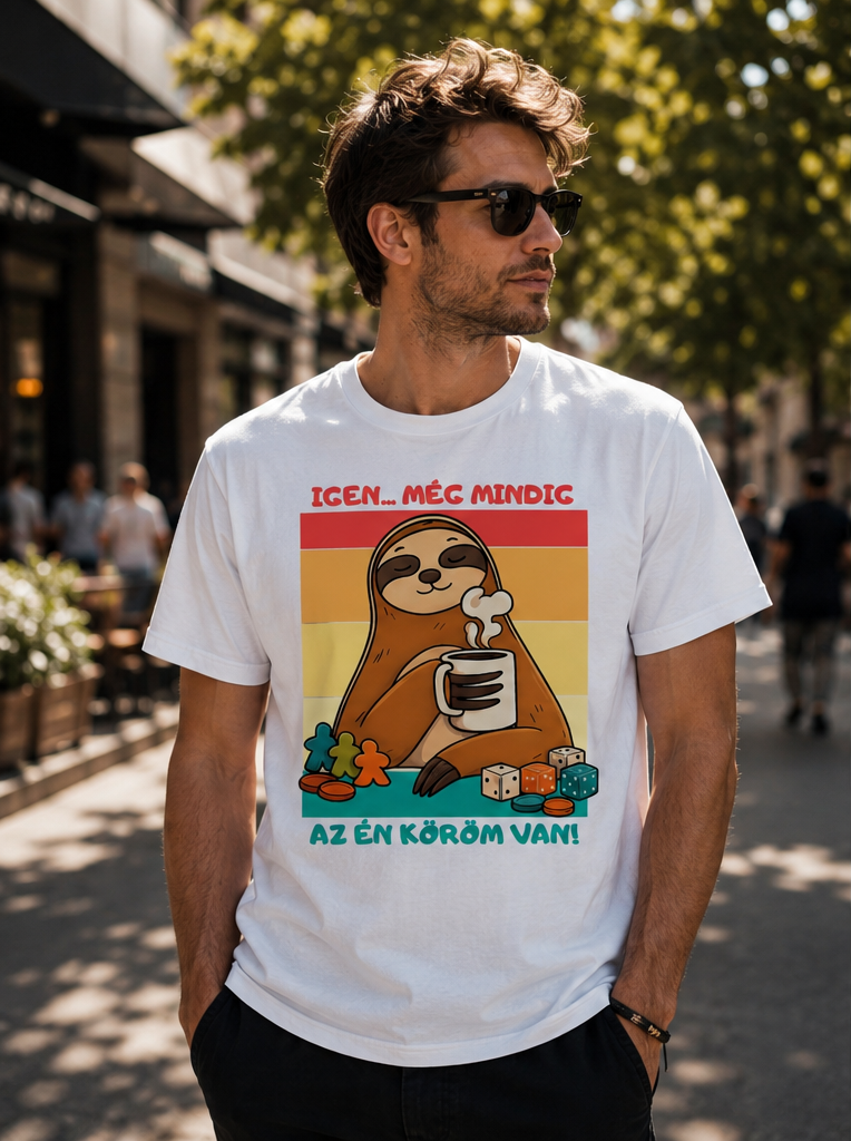 Igen... még mindig az én köröm van! - Társasjátékos Unisex Póló