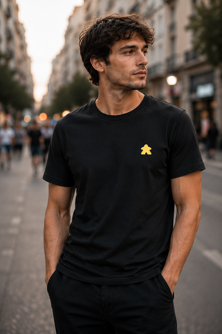 Classic Player - Streetwear Unisex Póló - Sárga logóval