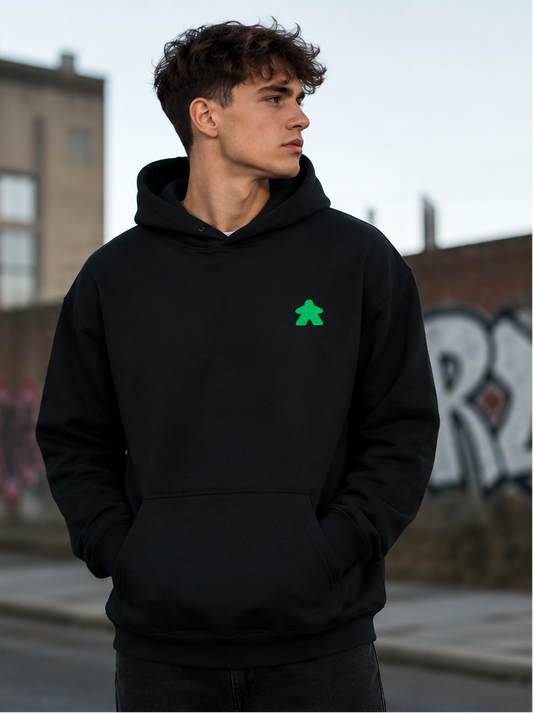 Classic Player - Streetwear Kapucnis Pulcsi Unisex - Zöld logó