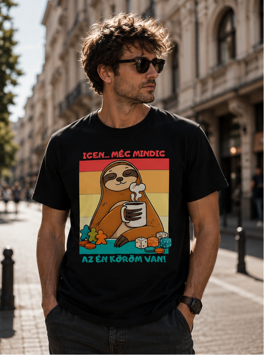 Igen... még mindig az én köröm van! - Társasjátékos Unisex Póló