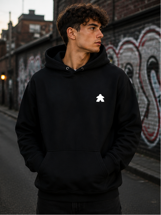 Classic Player - Streetwear Kapucnis Pulcsi Unisex - Fehér logó