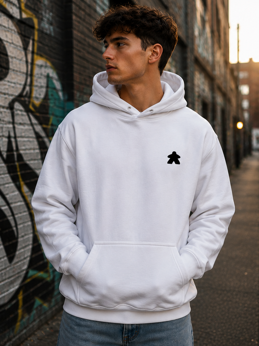 Classic Player - Streetwear Kapucnis Pulcsi Unisex - Fekete logó